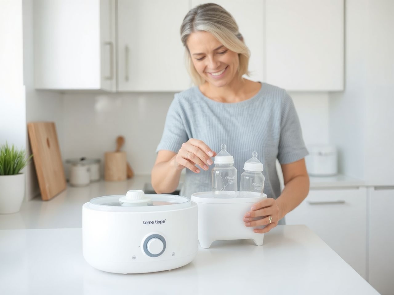A Tommee Tippee sterilizáló gyorsan és hatékonyan fertőtlenít.