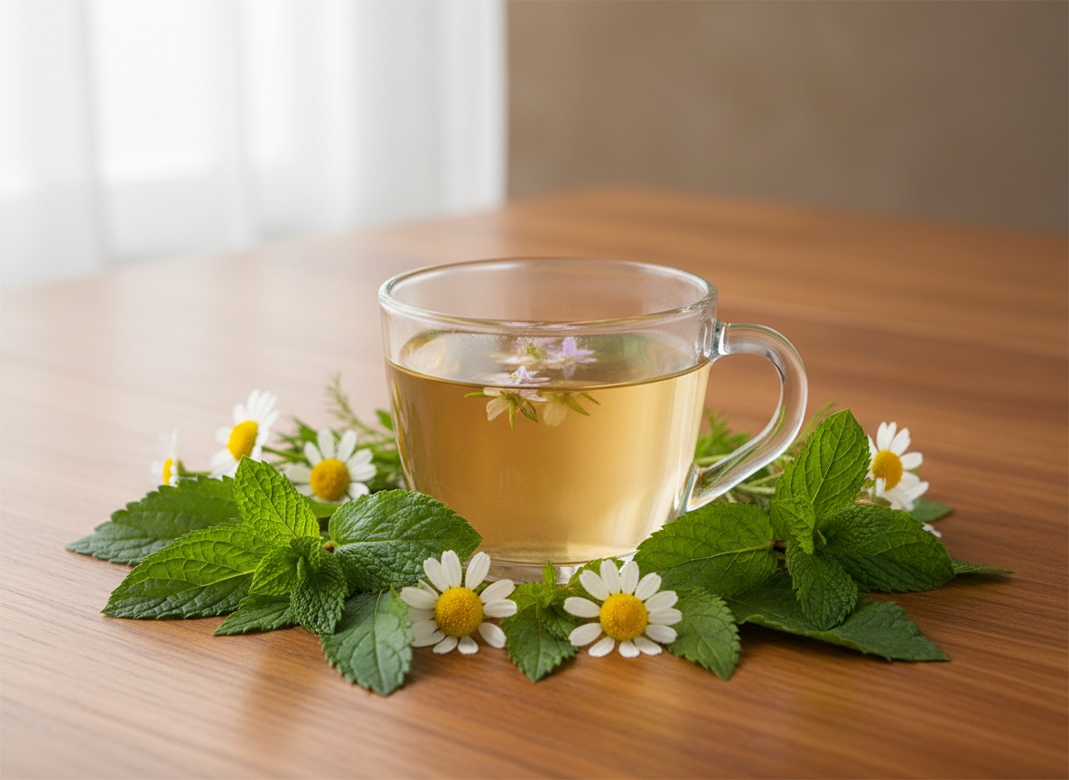 A Veronika tea fokozza hatását bodzával és citromfűvel.