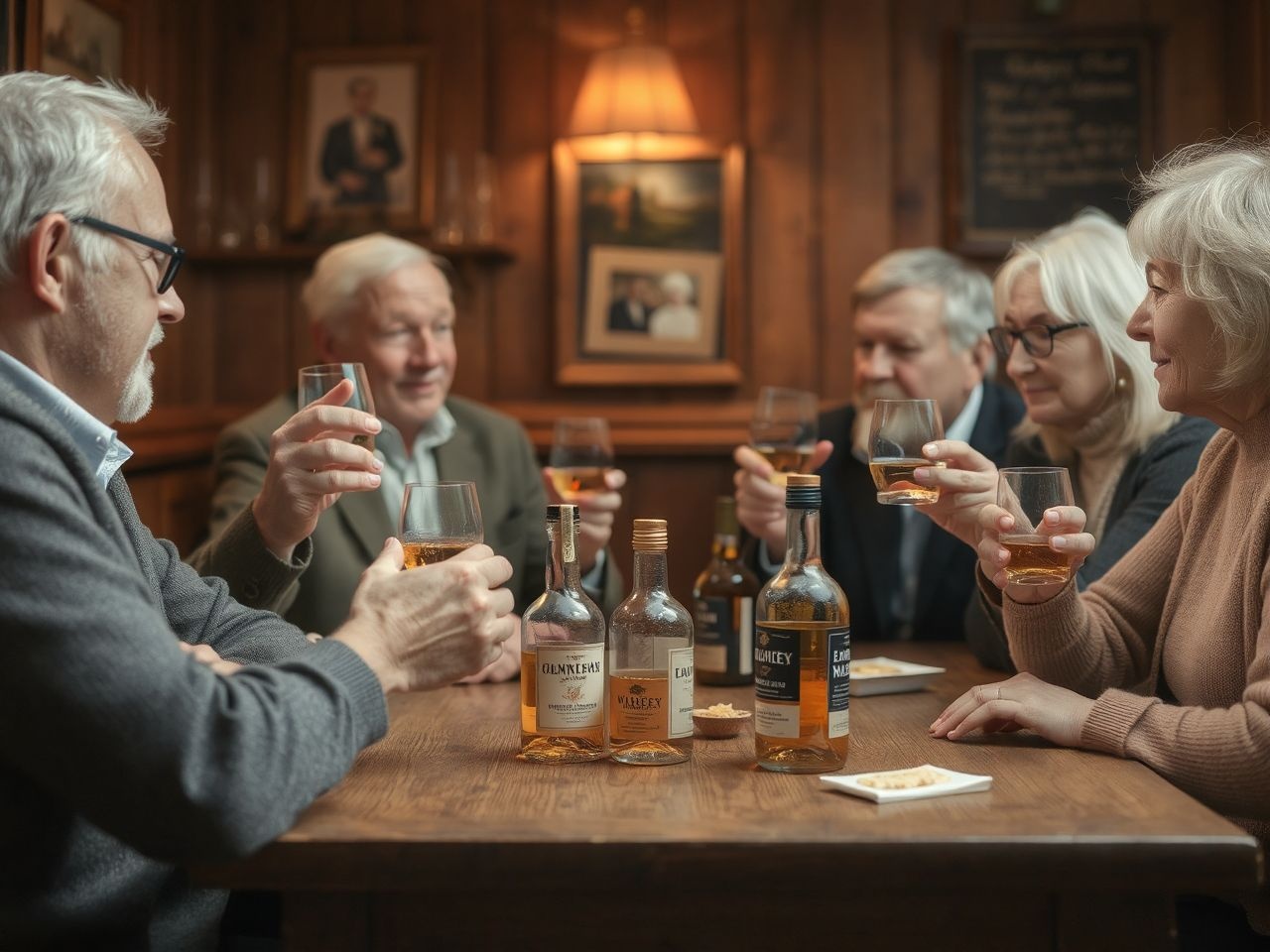 A whisky fogyasztása társadalmi rituálékban erősíti a közösséget.