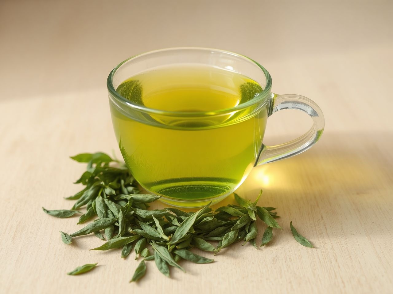 A zöld tea gazdag antioxidánsokban, amelyek támogatják az anyagcserét.