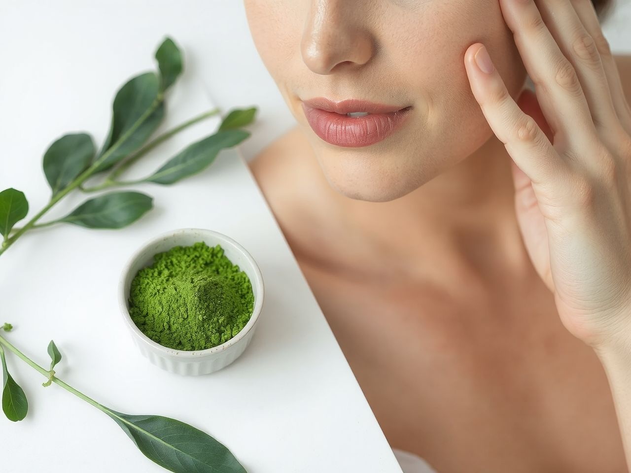 A spirulina erős antioxidáns, késlelteti a bőr öregedését.