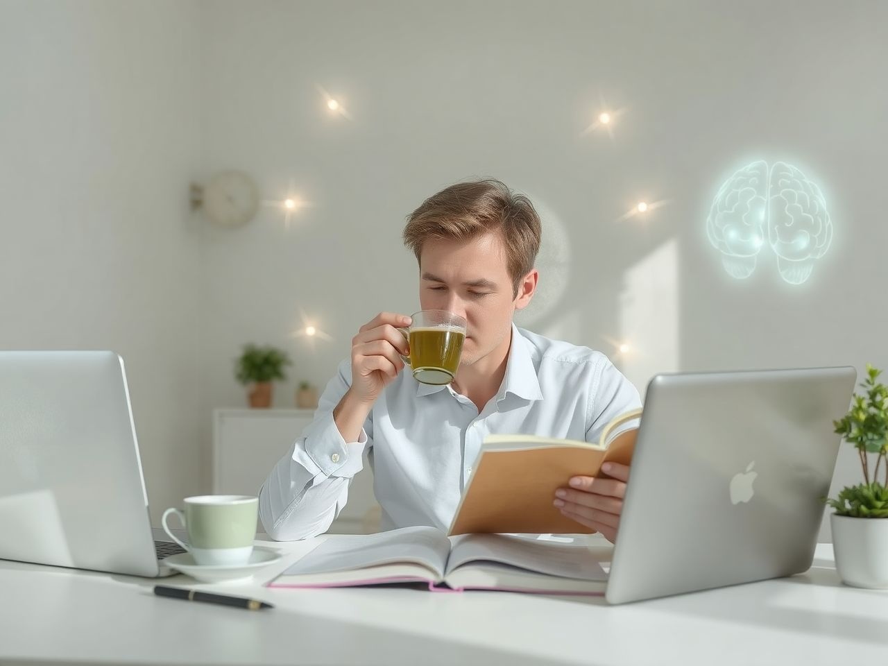A zöld tea javítja az agyi fókuszt és memóriát.