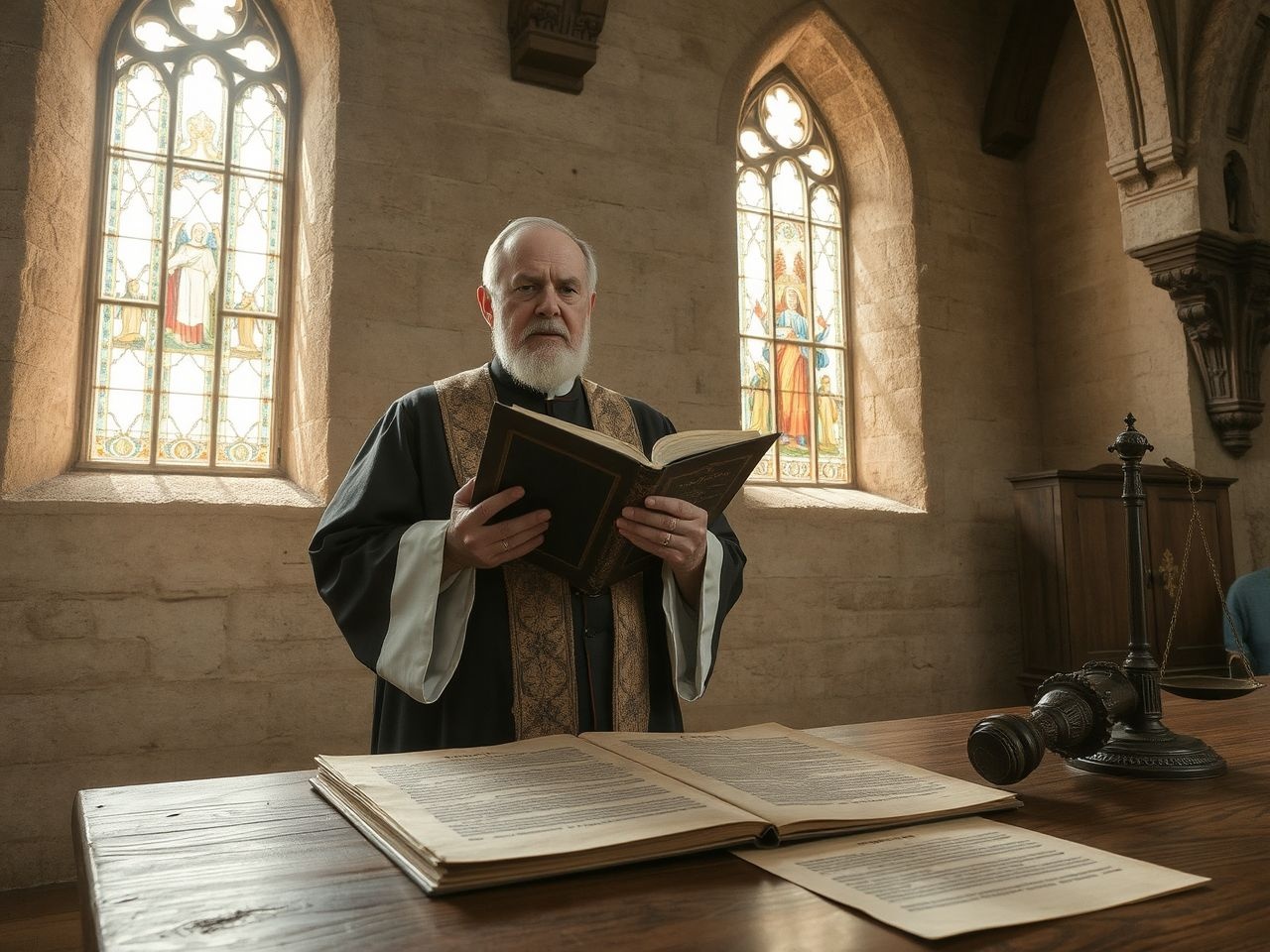 Az egyház befolyásolta a középkori jogi normák kialakulását.
