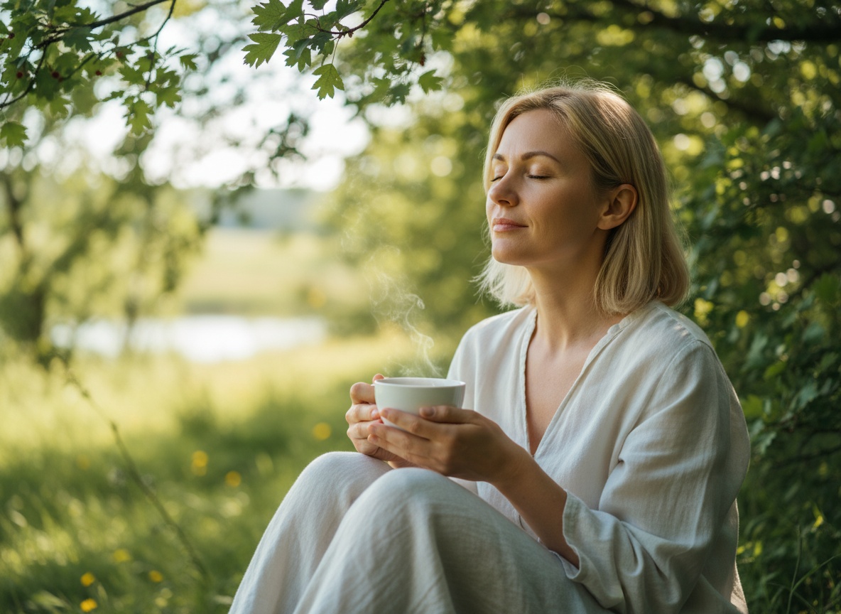 A galagonya tea csökkenti a stresszt és nyugtatja az idegrendszert.