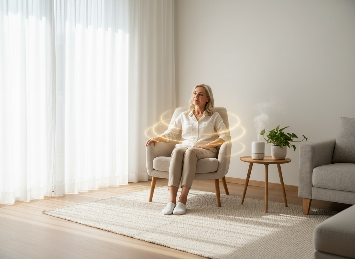Az infrasugárzás segíti a stressz csökkentését és mély relaxációt.