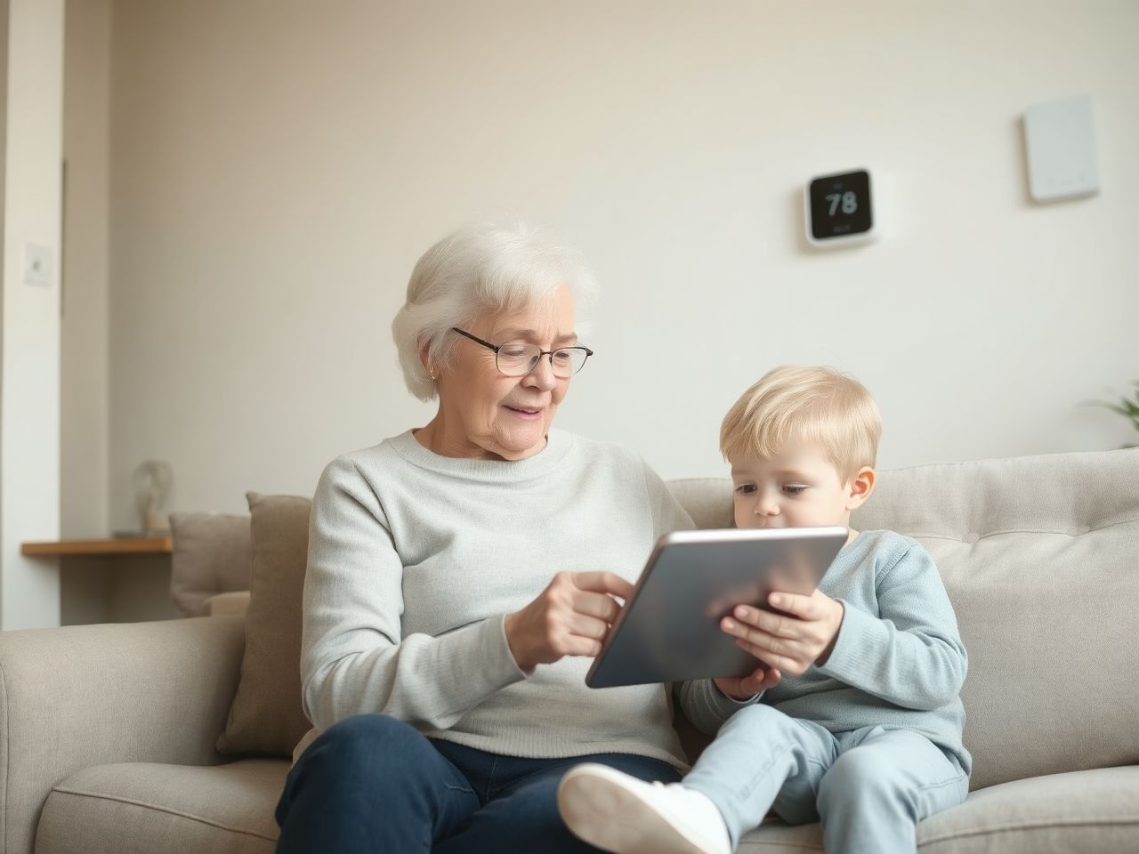Az okos technológia hidat képez az idősek és gyerekek között.