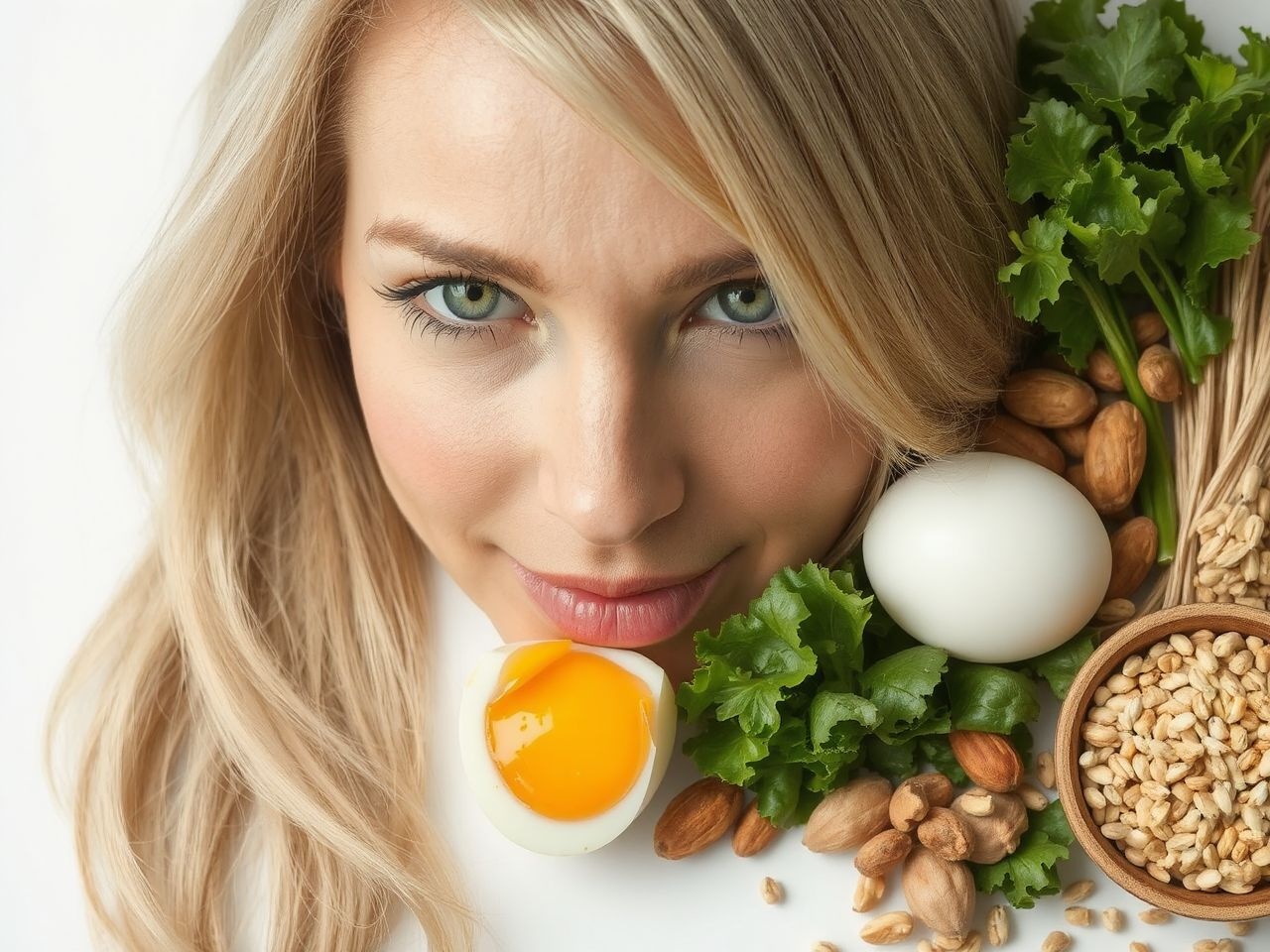 A B-vitamin komplex támogatja a hajhagymák energiatermelését és növekedését.