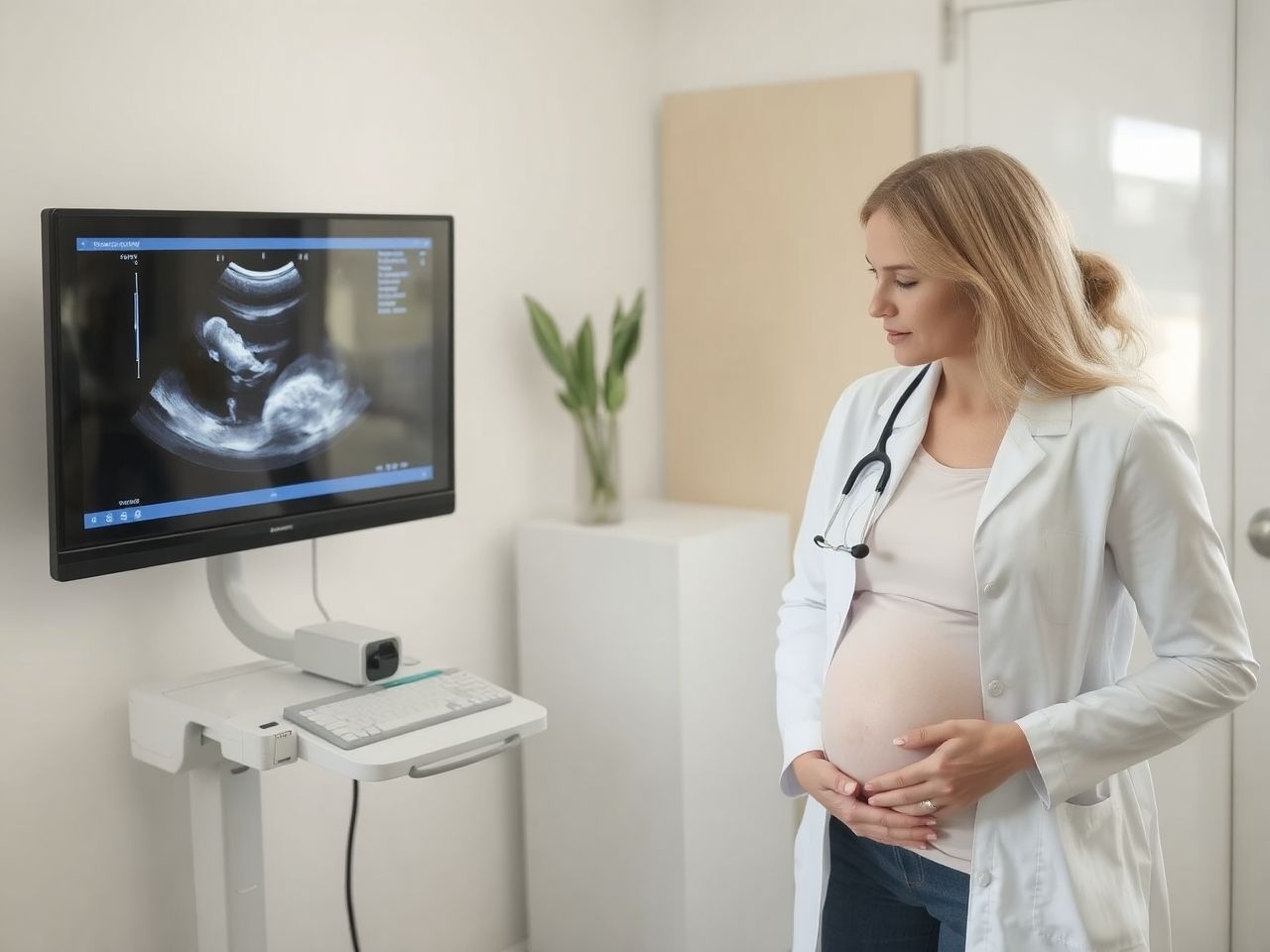 A rendszeres ultrahang fontos a mellső fali méhlepény nyomon követéséhez.