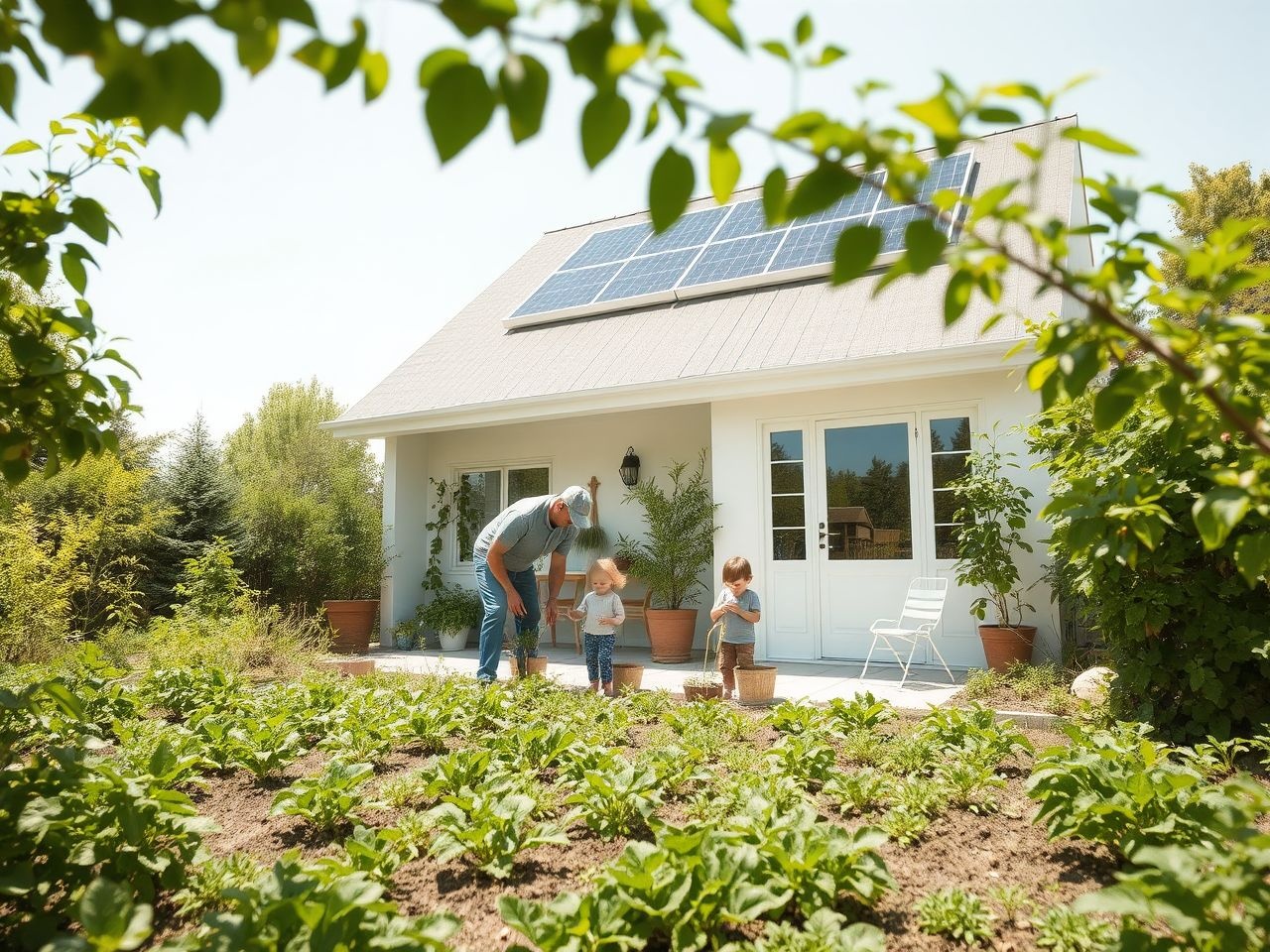 Az ökoházak csökkentik az energiafogyasztást megújuló megoldásokkal.