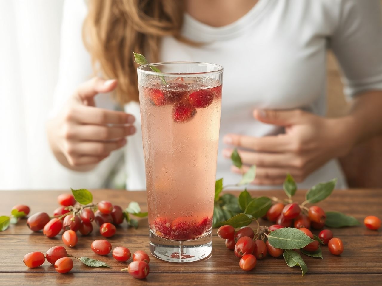 A goji ital támogatja a bélflóra egyensúlyát és emésztést.