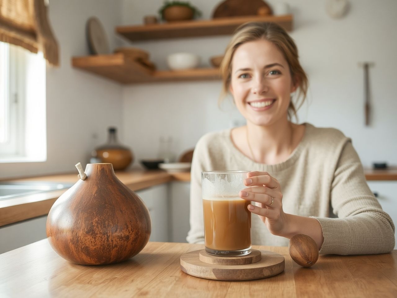 A maté tea természetes élénkítő, koffeintartalma kiegyensúlyozott.