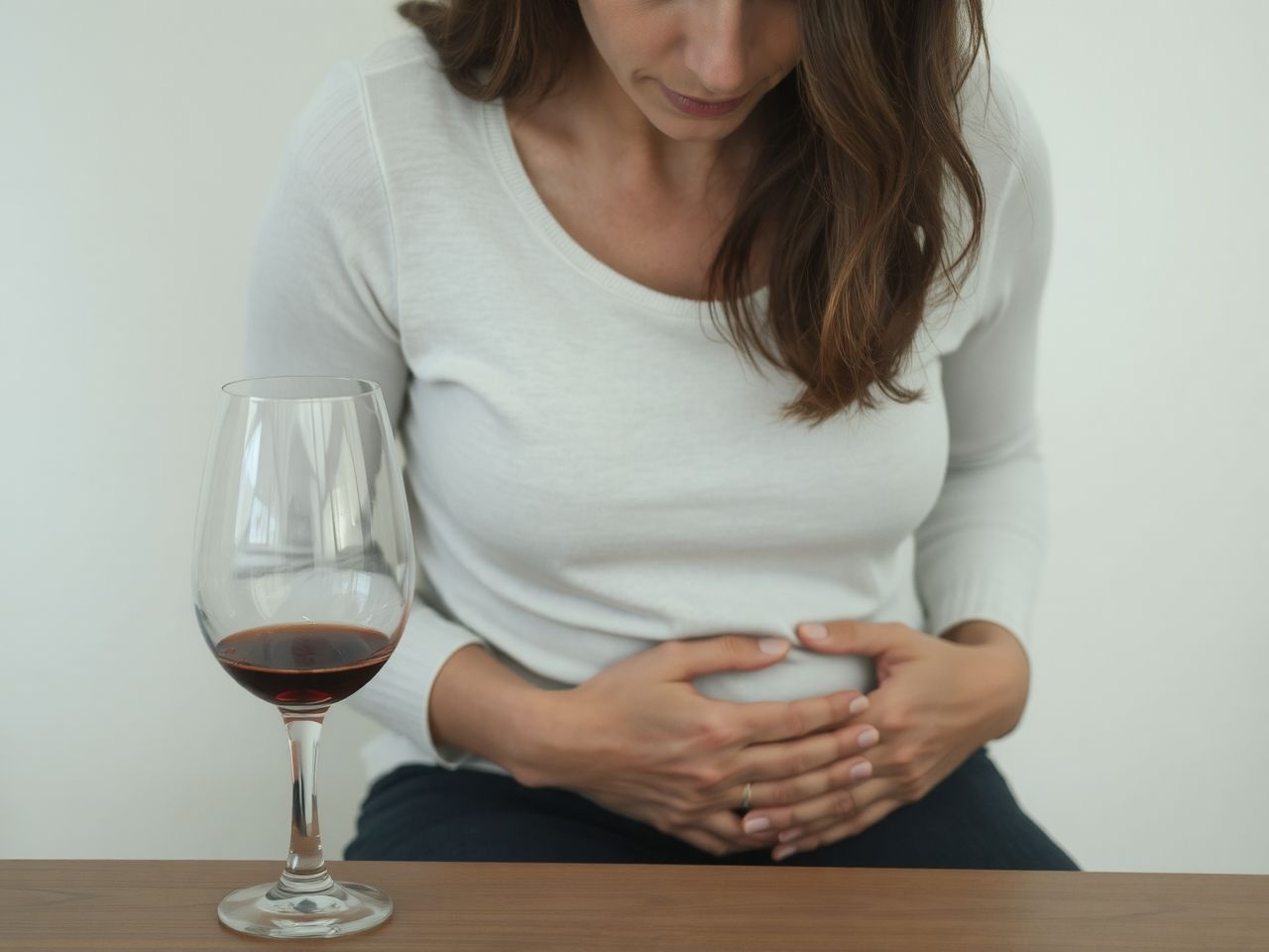 Az alkohol fokozhatja a menstruációs fájdalmat és gyulladást.