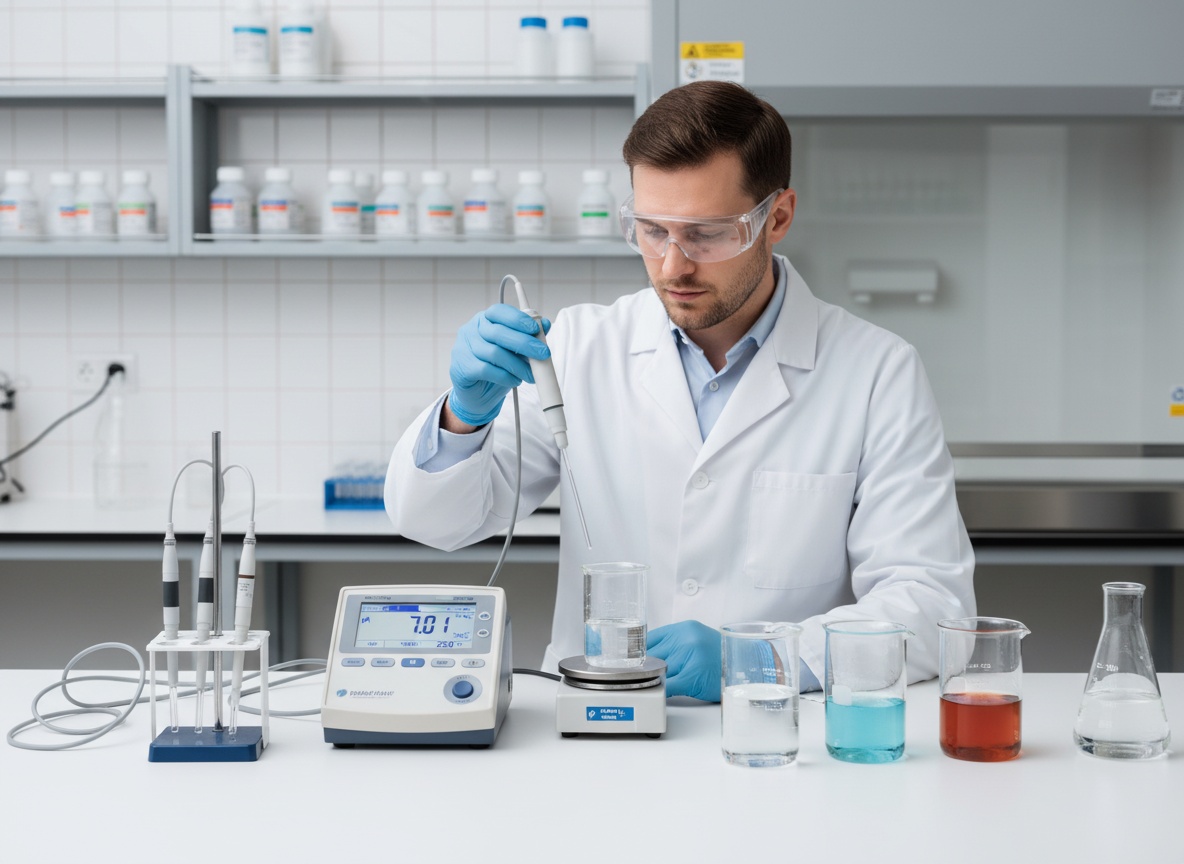 Speciális elektródák javítják a pontos pH-mérést összetett oldatokban.