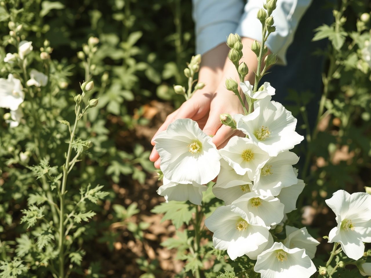 A fehérmályva fenntartható gyűjtése védi a természet egyensúlyát.