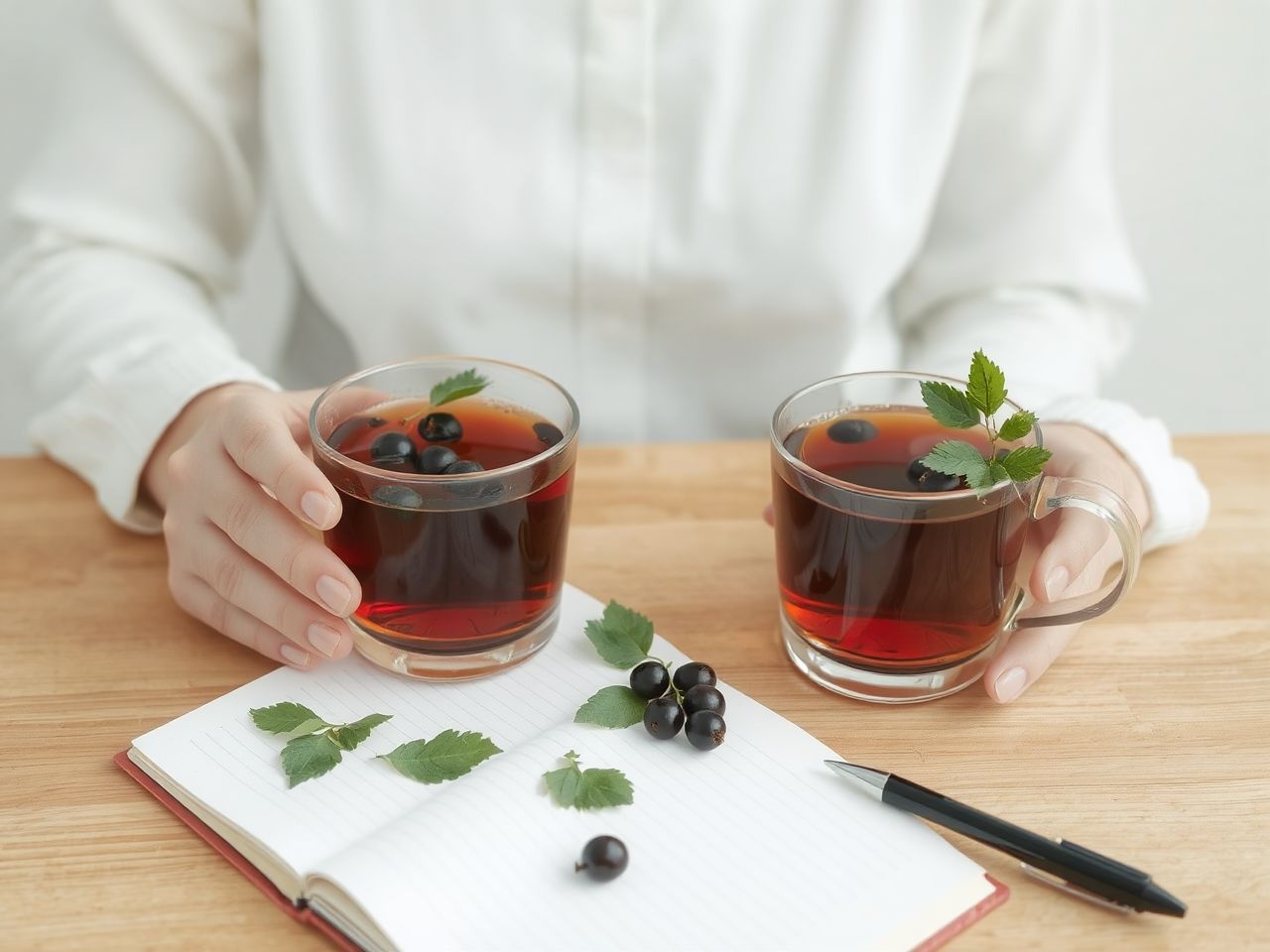 A feketeribizli levél tea természetes gyulladáscsökkentőként ismert.