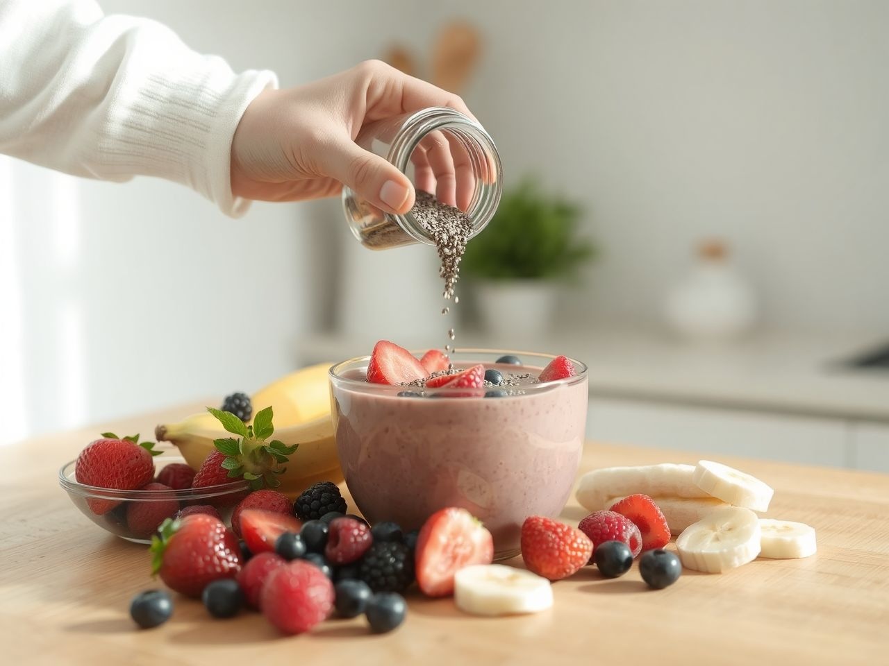 A chia mag gazdag omega-3 zsírsavakban és rostokban.