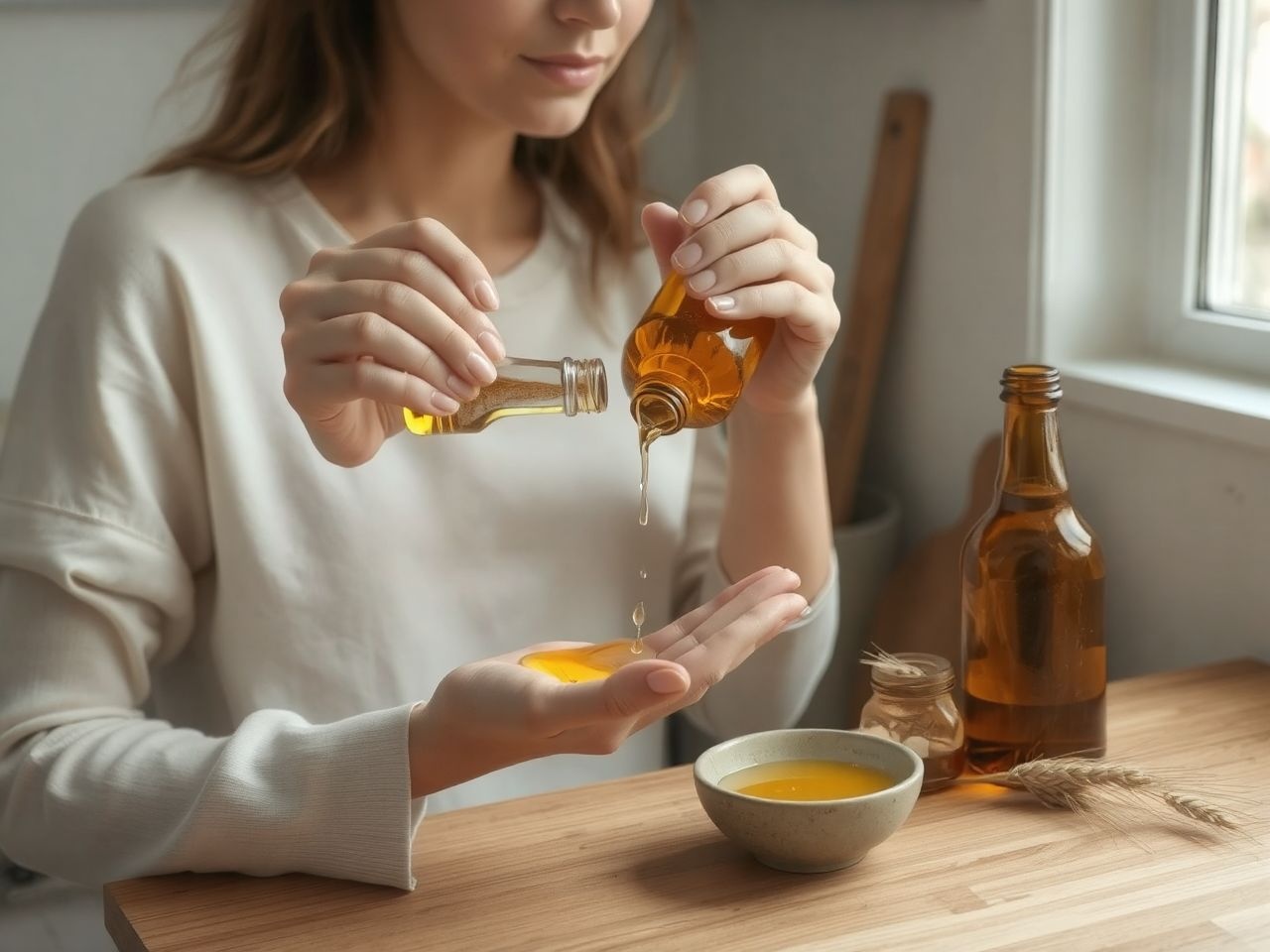 A búzacsíra olaj gazdag E-vitaminban, bőrregeneráló hatású.