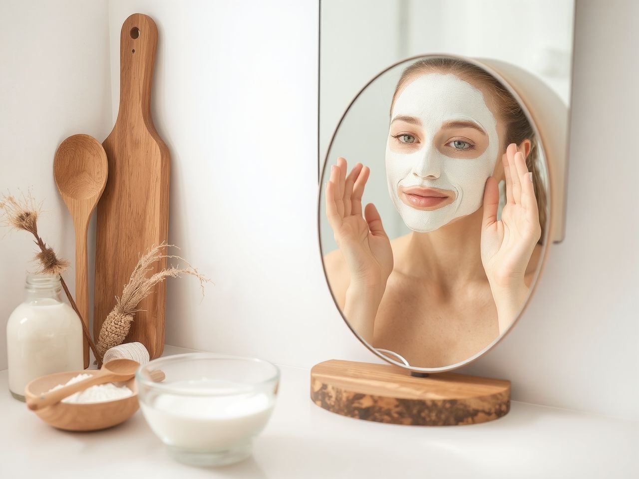 A kaolin agyag táplálja és mélyen tisztítja az arcbőrt.