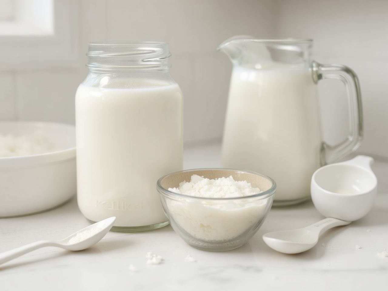 A kefir élő kultúrái támogatják az egészséges bélflórát.