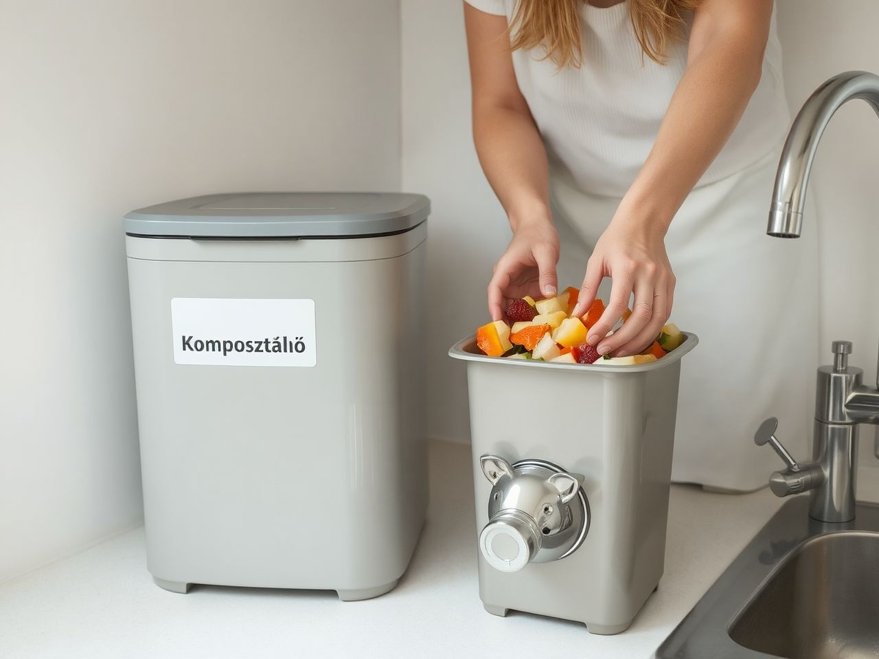 A konyhamalac gyorsabb, mint a komposztálás, kevesebb helyigényű.
