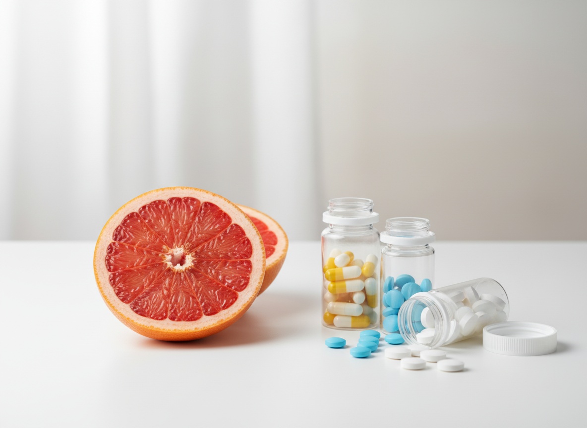 A grapefruit számos vérnyomáscsökkentő gyógyszer hatását fokozza.