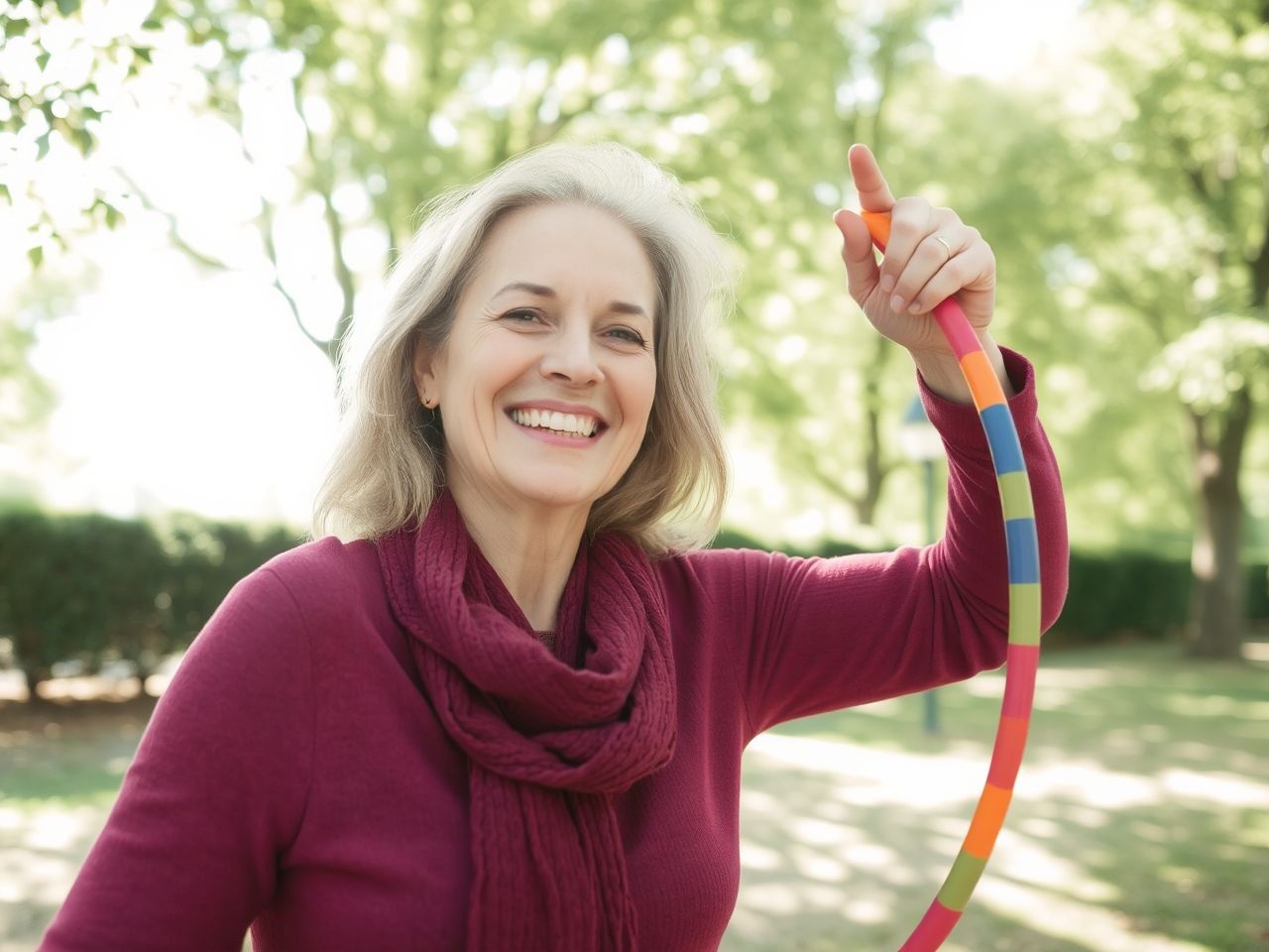 A hullahopp csökkenti a stresszt és javítja a hangulatot.