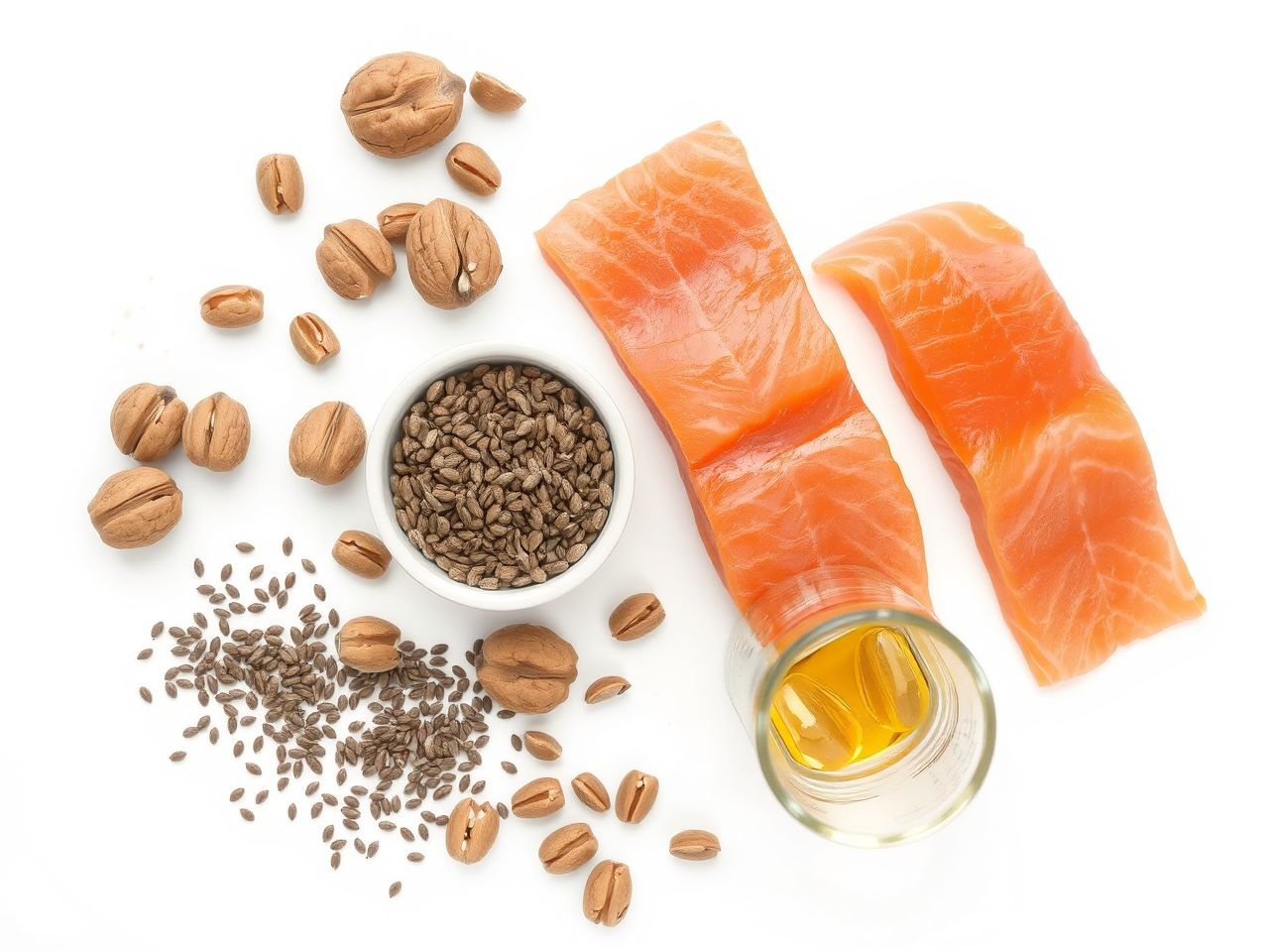 Az omega-3 zsírsavak fő forrása a hidegvízi halak.