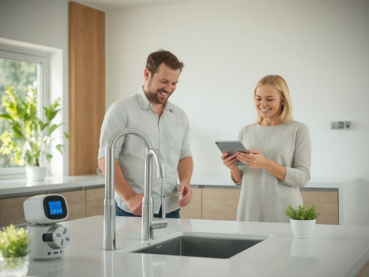 Az okos vízellátó rendszerek energiatakarékos és automatikus vízhasználatot biztosítanak.