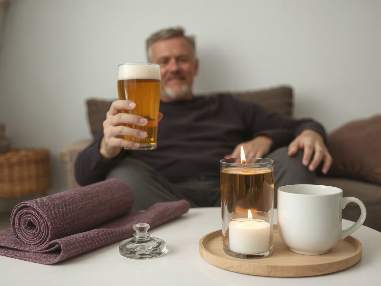 A sör enyhe relaxáns, de kevésbé egészséges, mint meditáció.