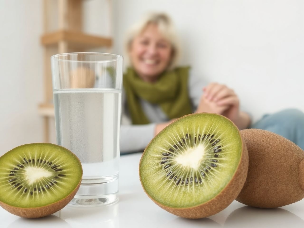 A kiwi gazdag C-vitaminban, amely támogatja a szív egészségét.