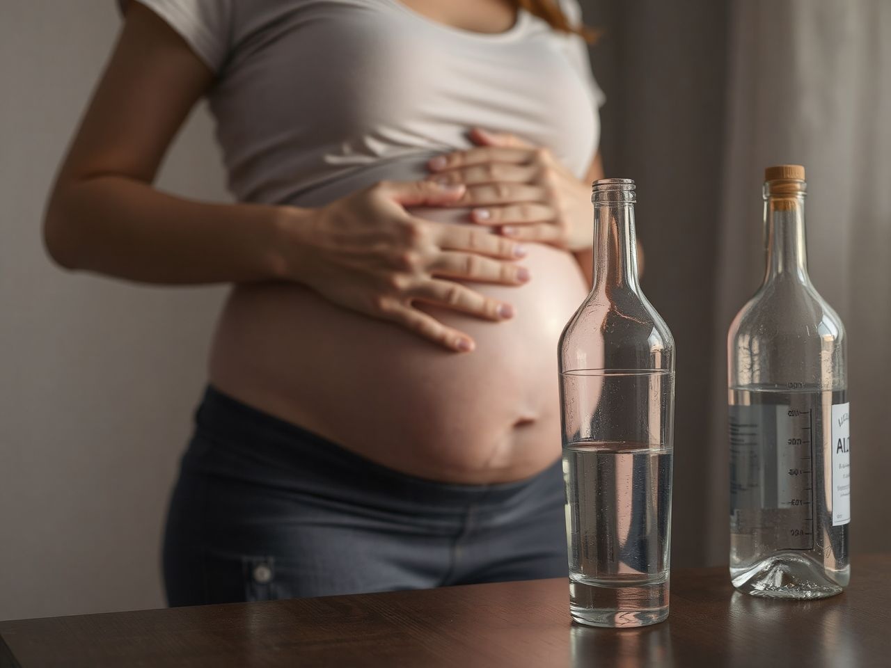 Alkohol terhesség alatt magzati fejlődési rendellenességeket okozhat.