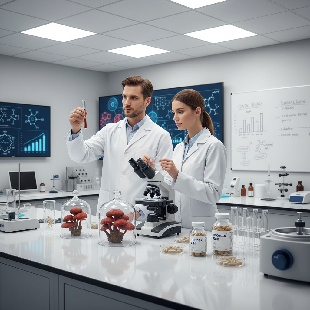 A Ganoderma lucidum immunmoduláló és antioxidáns hatásokat mutat.