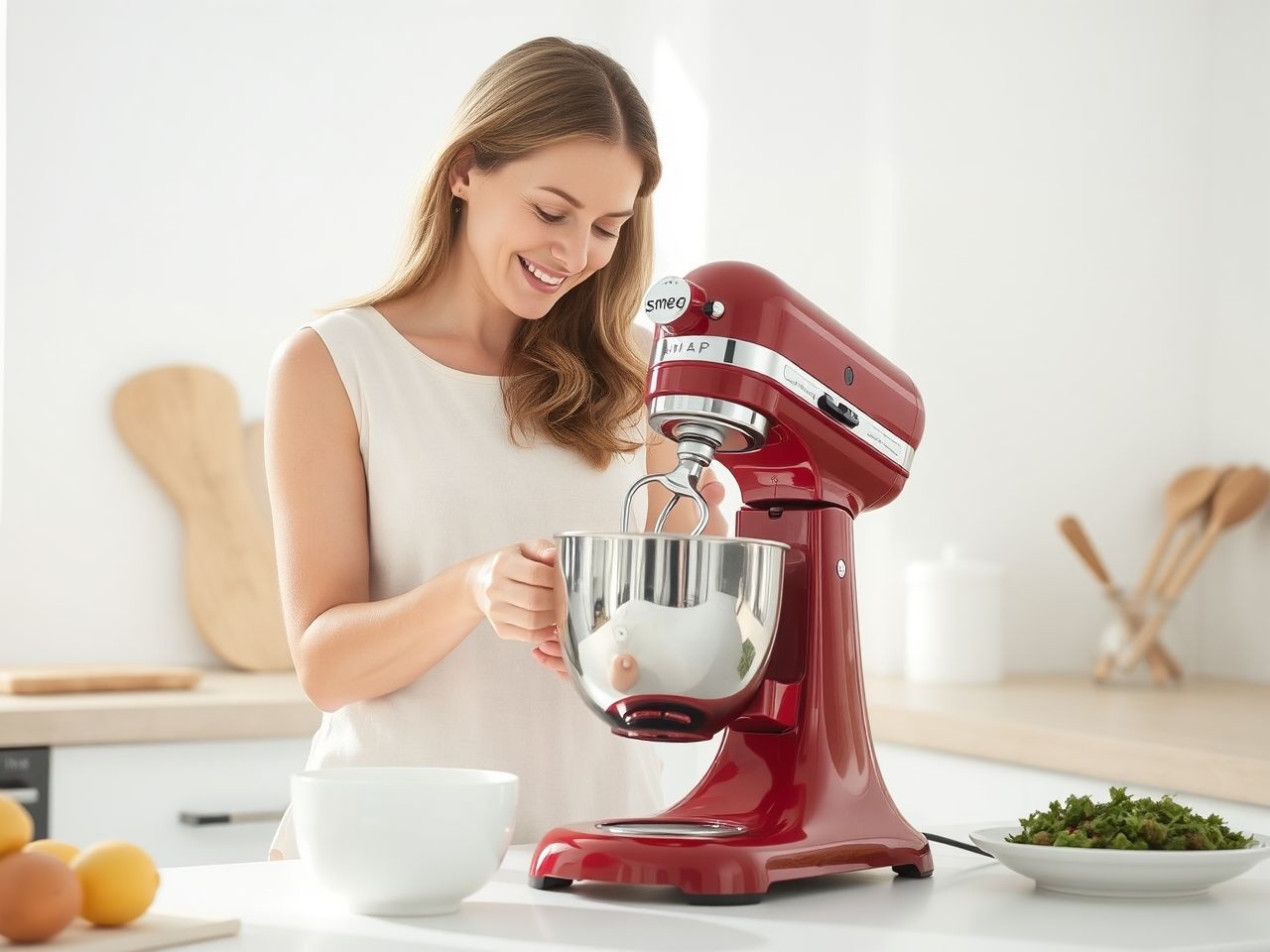 A Smeg mixer könnyíti és élvezetessé teszi a sütést.
