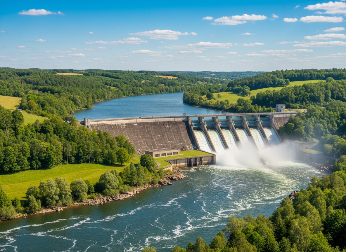 A vízenergia folyamatos, tiszta áramforrássá alakítja folyóink erejét.