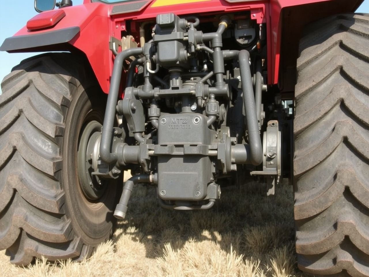 Az MTZ traktorok differenciálzára javítja a tapadást nehéz terepen.