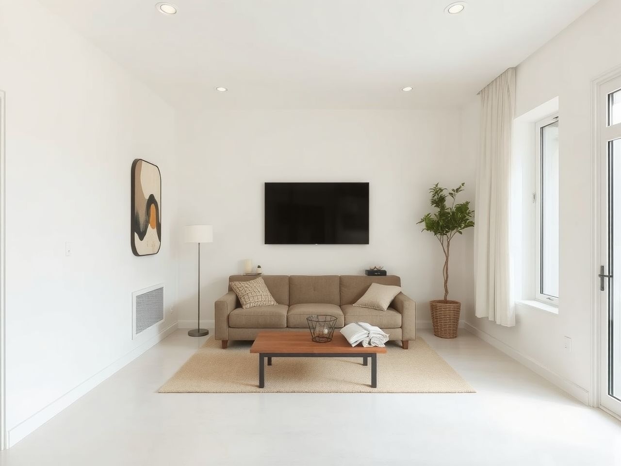 A falfűtés energiatakarékos és egyenletes hőelosztást biztosít.