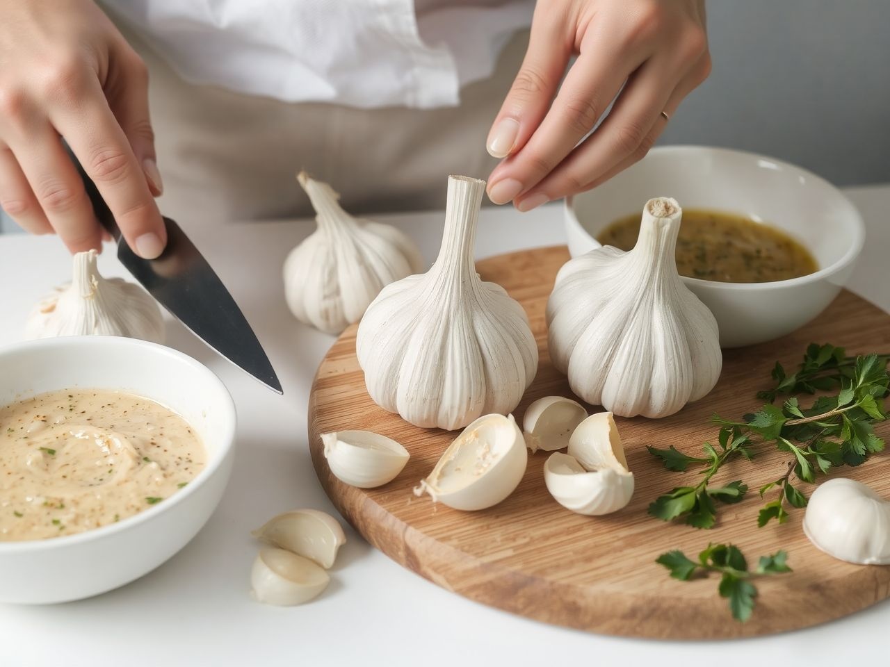 A fokhagyma gazdag íze fokozza ételek aromáját és egészségét.