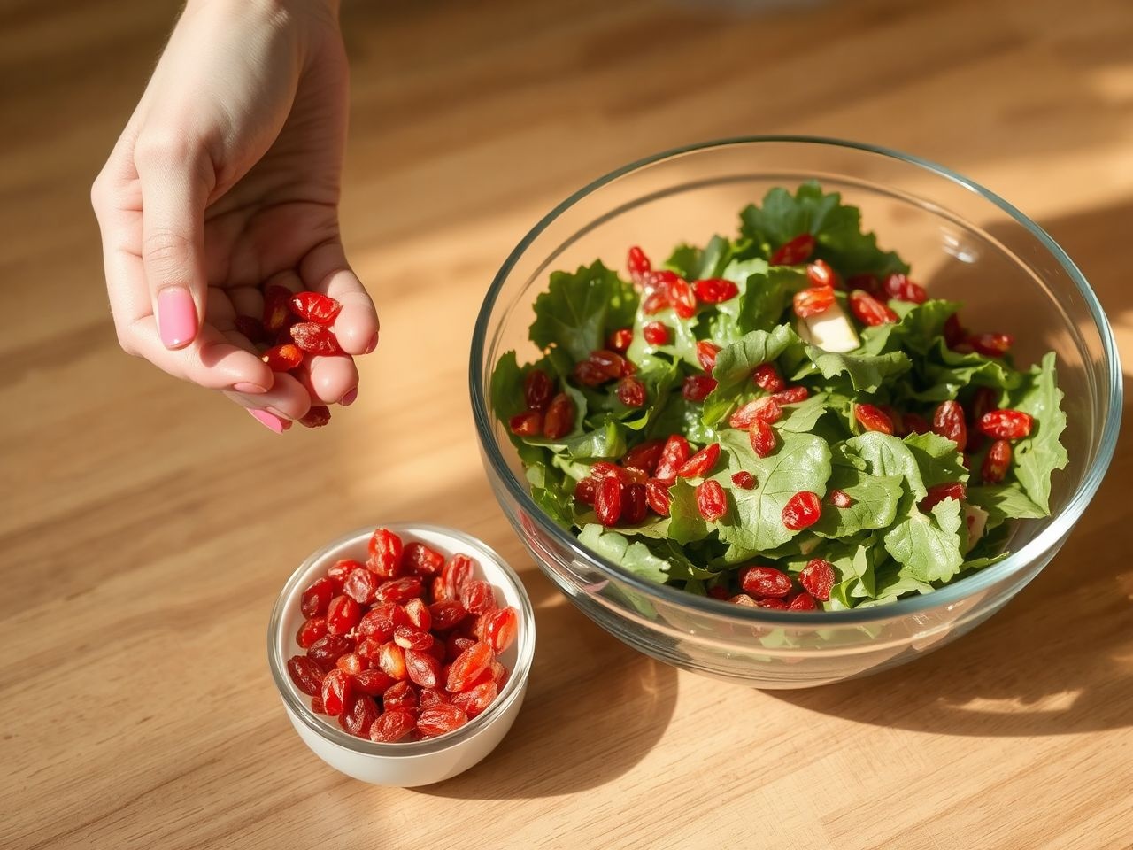 A goji bogyó gazdag antioxidánsban, erősíti az immunrendszert.