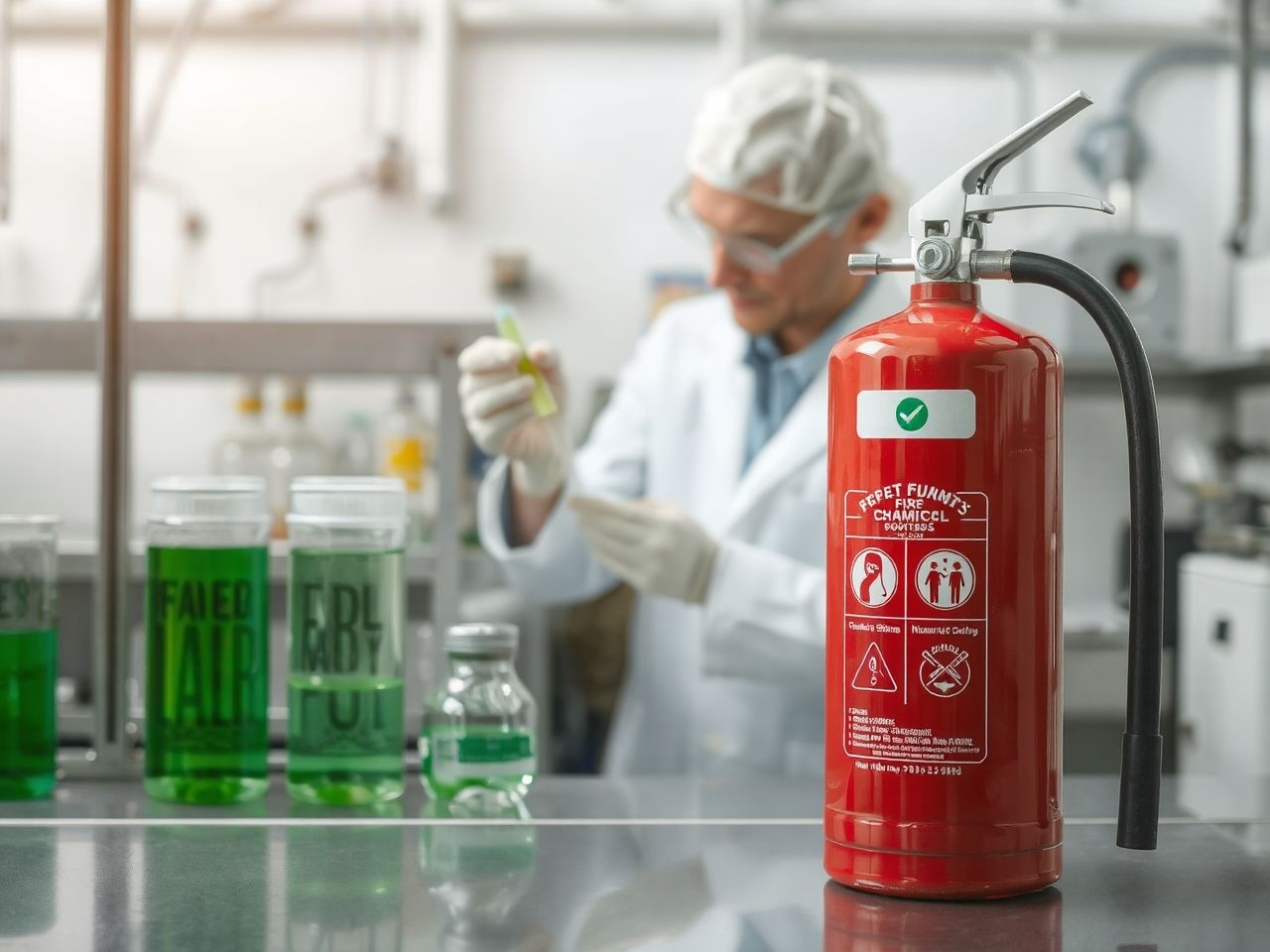 A halon helyettesítése környezetbarát tűzoltó anyagokkal zajlik.