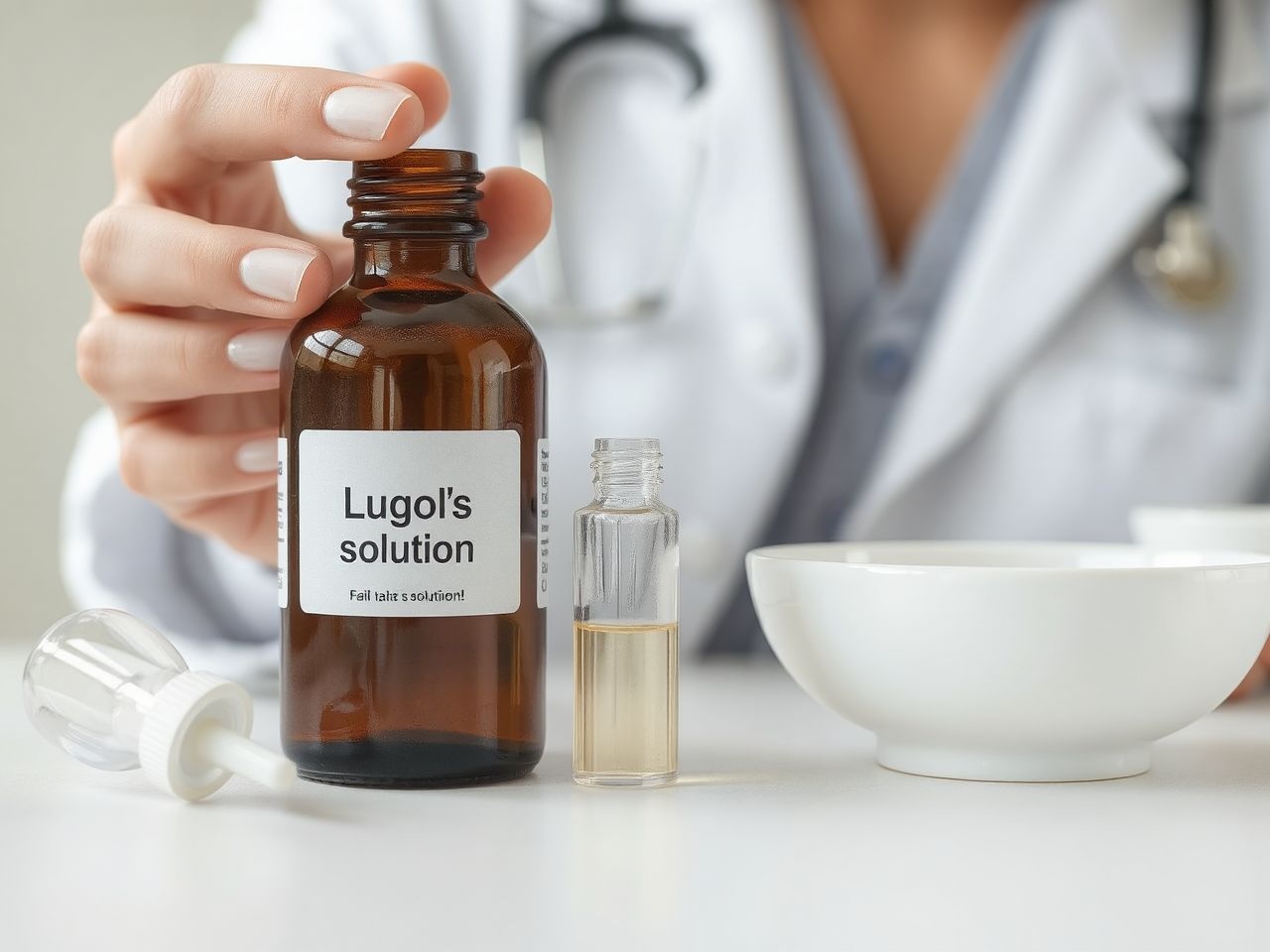 A Lugol-oldatot pajzsmirigyvizsgálatokban és sebfertőtlenítésre használják.