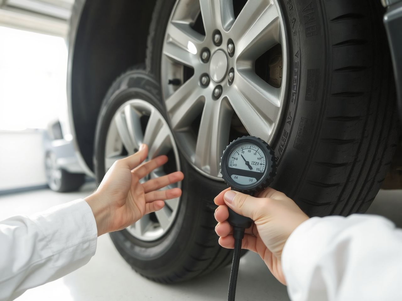 A megfelelő guminyomás növeli az autó biztonságát és üzemanyag-hatékonyságát.