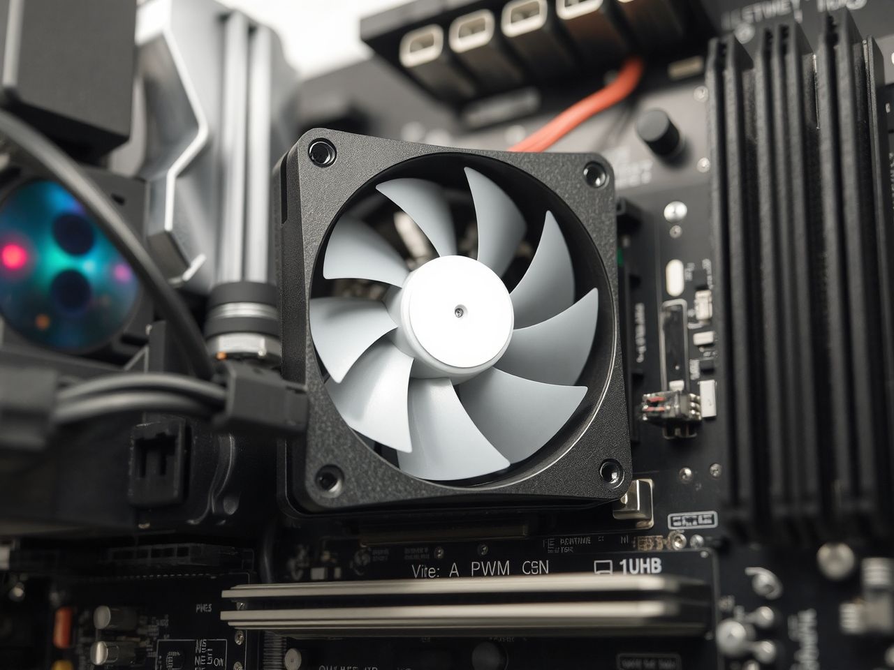 A PWM ventilátor pontos fordulatszám-szabályozást tesz lehetővé hatékonyan.