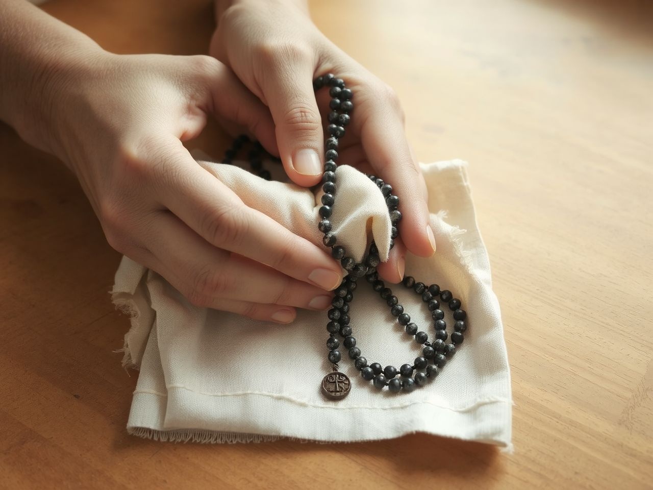 A rózsafüzér tisztítása erősíti a lelki kapcsolatot és fókuszt.