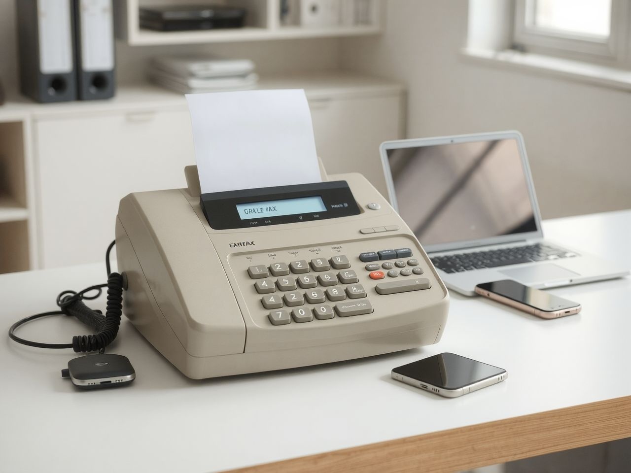 A telefaxot a gyorsabb internetes kommunikáció váltotta fel.