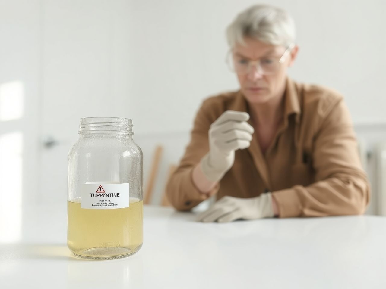 A terpentin belélegzése légzőszervi irritációt és mérgezést okozhat.