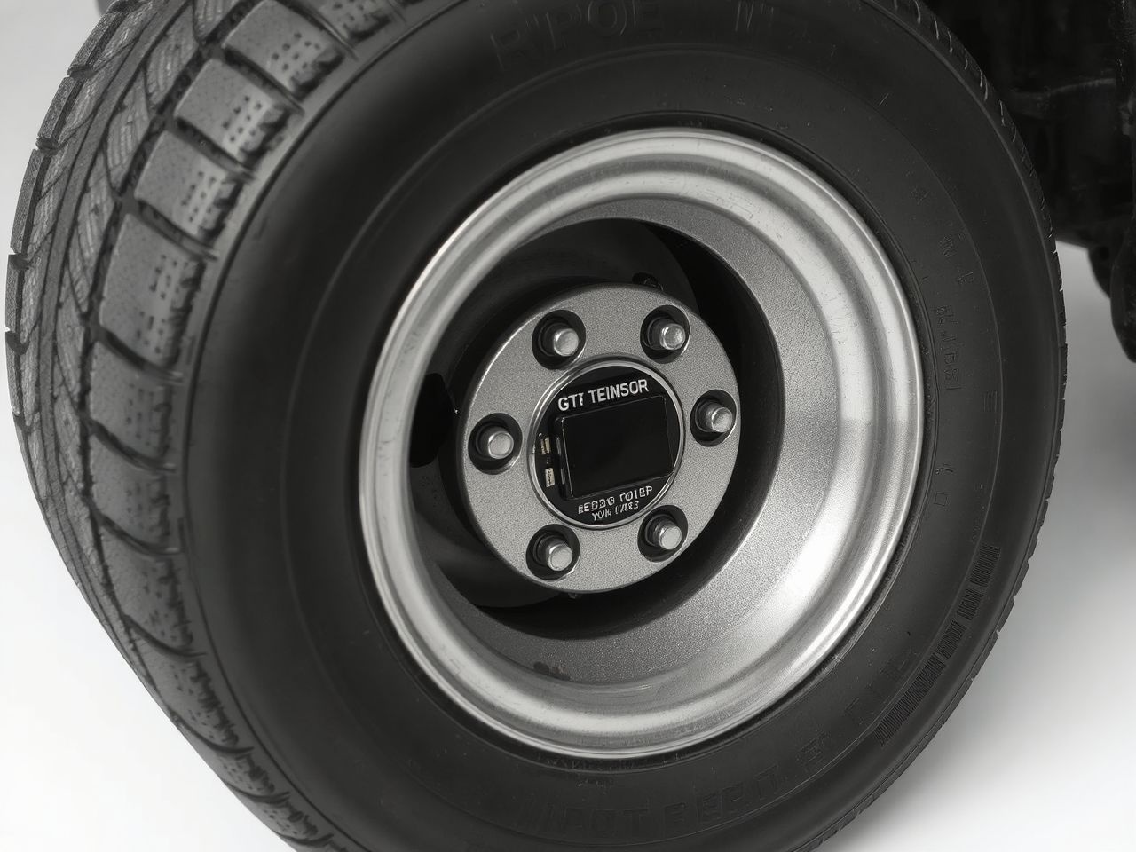 A TPMS érzékelők valós idejű guminyomás adatokat továbbítanak.