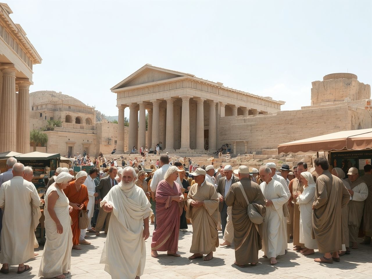 Az athéni demokrácia alapja a földtulajdon és polgári részvétel.