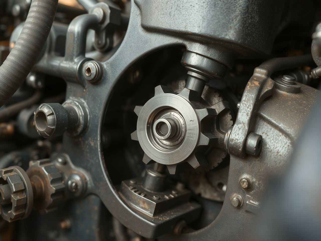 Az olajszivattyú folyamatos kenést biztosít a motor alkatrészeinek.