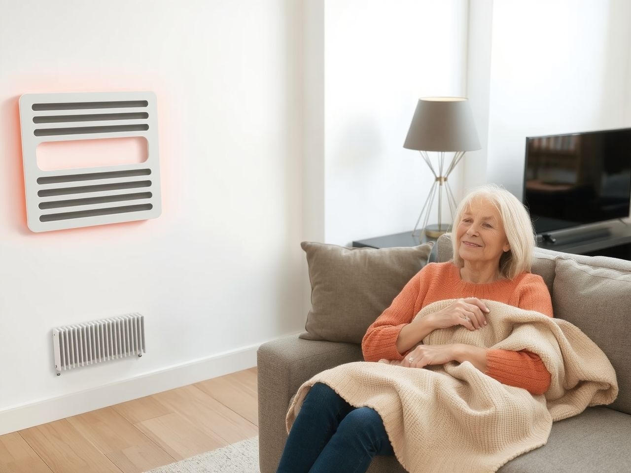 A falfűtés egyenletes hőmérsékletet és jobb légminőséget biztosít.