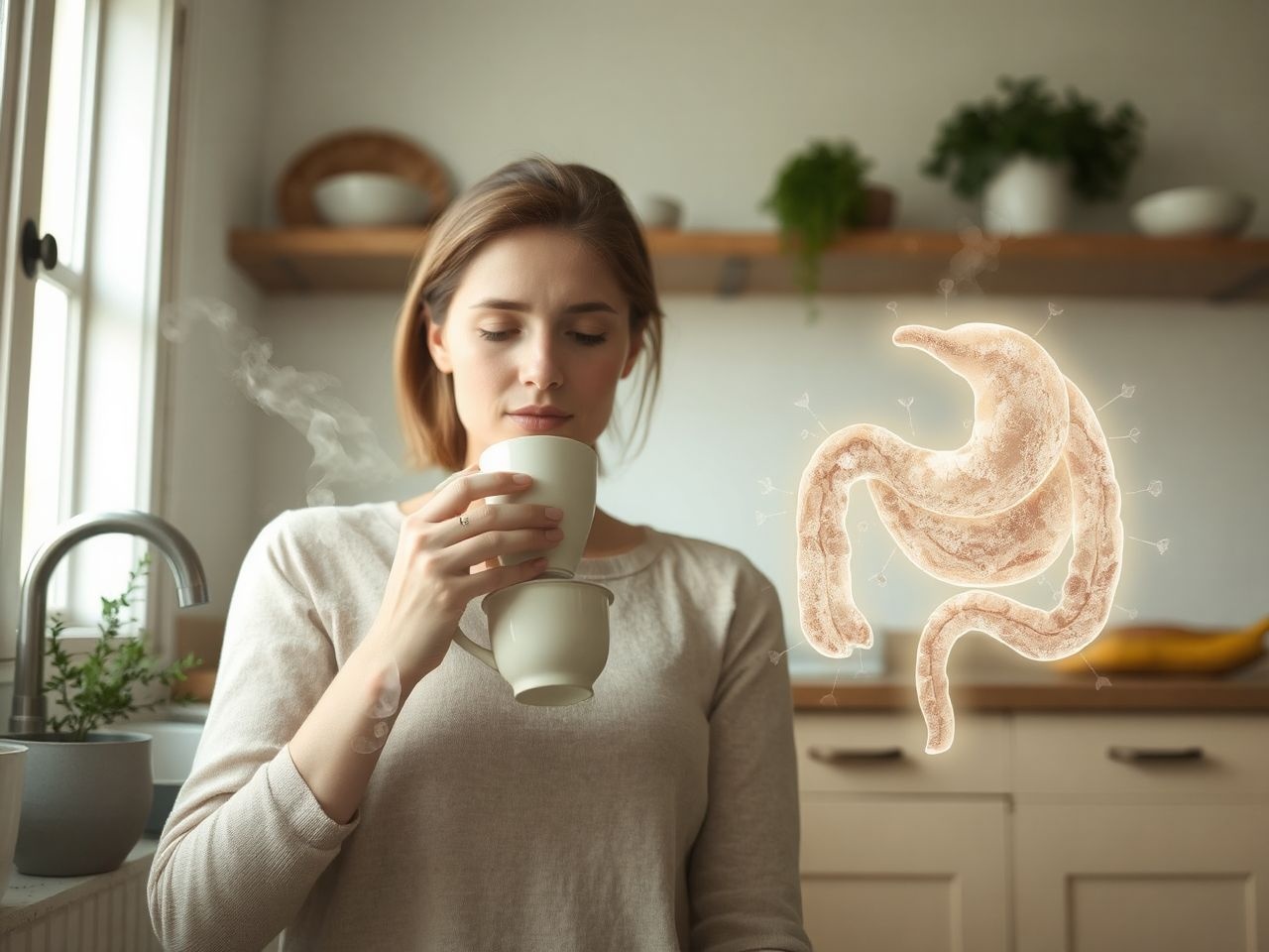 Az oregánó tea támogatja a bélflóra egészséges egyensúlyát.